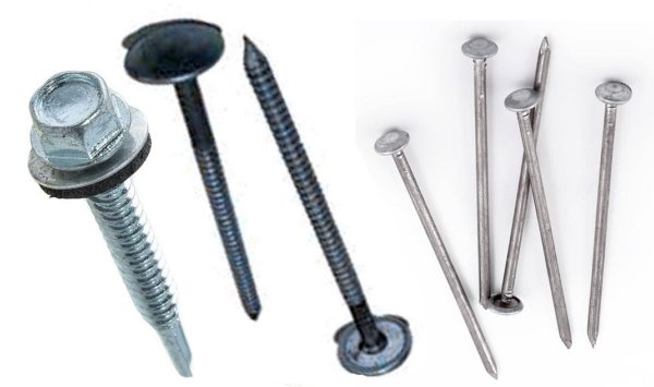 Fasteners for flat slate