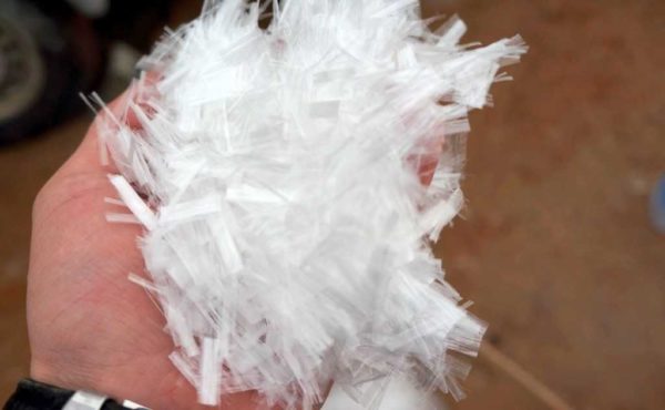 It looks like polypropylene fiber
