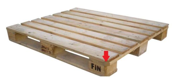 This is what a Fin pallet looks like