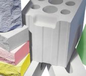 There are also tongue-and-groove blocks that facilitate the process of erecting partitions.