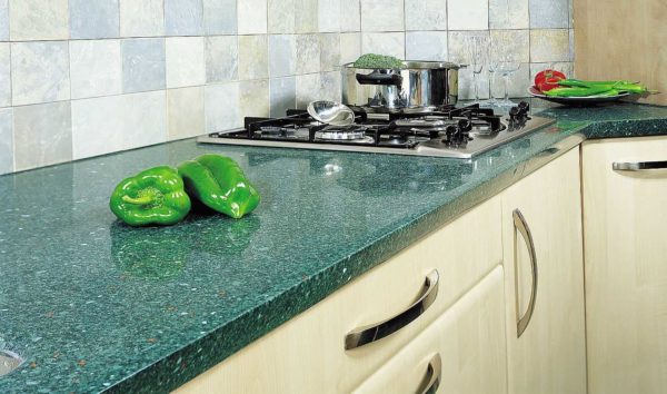Acrylic stone countertops look very good