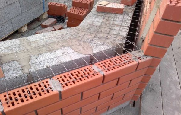 Another popular solution is with brick cladding