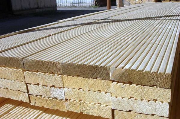 Wooden deck board