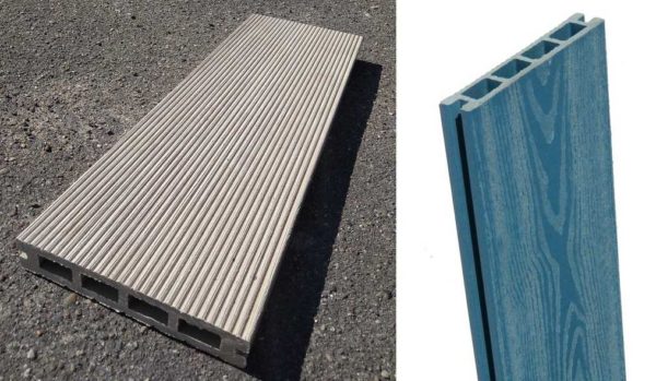 WPC material what is it. It is a blend of wood fiber and polymer