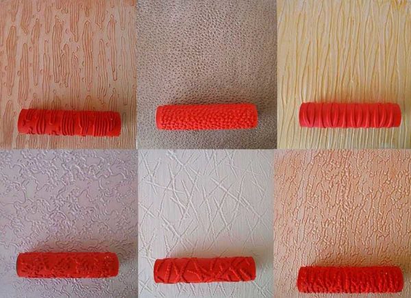 Using rollers when applying decorative paint