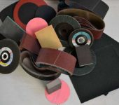 Types of abrasive paper: sheets, rolls, circles, ribbons and even special forms for different attachments