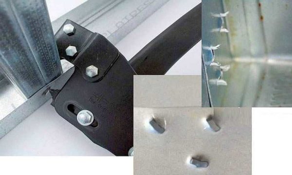 Profile fastening pliers - how they work