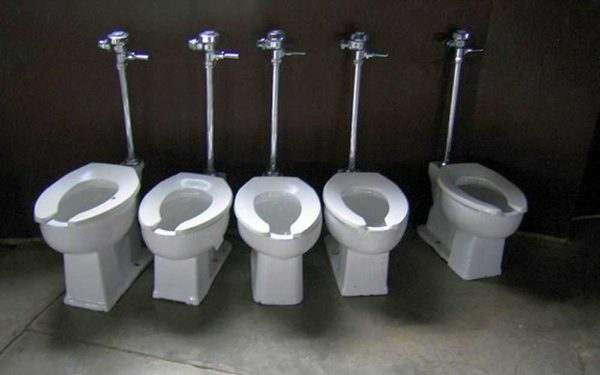 Units without cistern with water connection