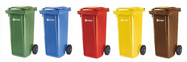 portable waste containers