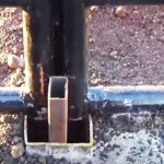 the gate is fixed with an insert