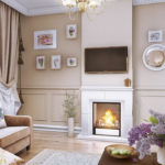 living room in provence style