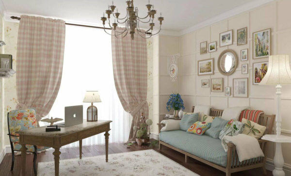 Provence style room interior