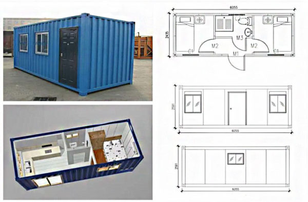 one block house