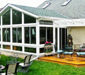 house with glazed veranda