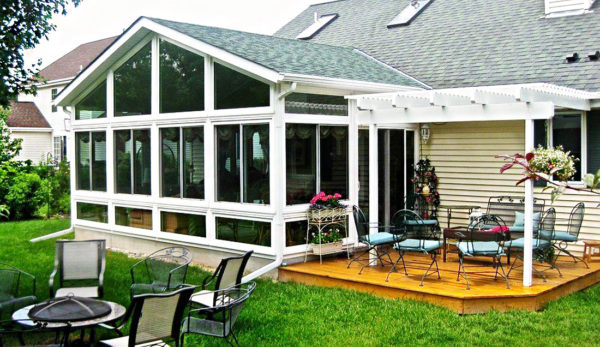 house with glazed veranda