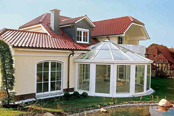 bay window - an extension to the house