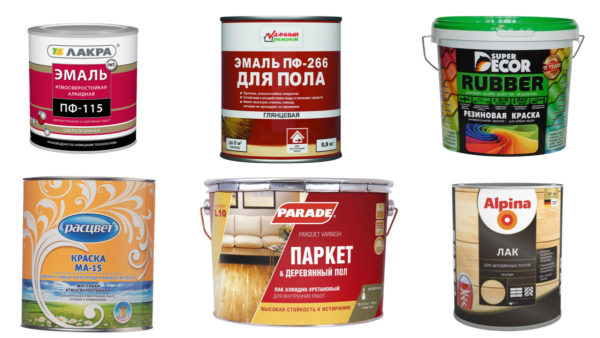 types of floor paint