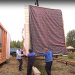 assembly of a modular house