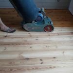 leveling the wooden floor