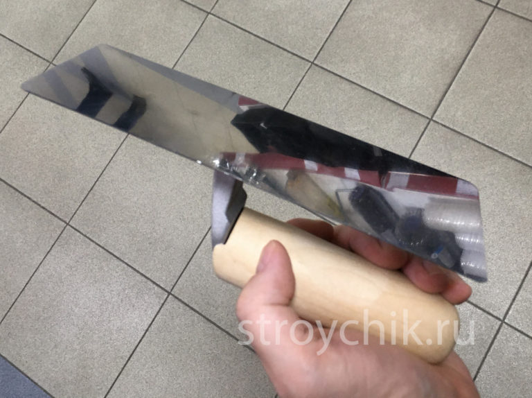 Venetian trowel - Toolberg decorative trowel. Width - 80 mm, length - 200 mm