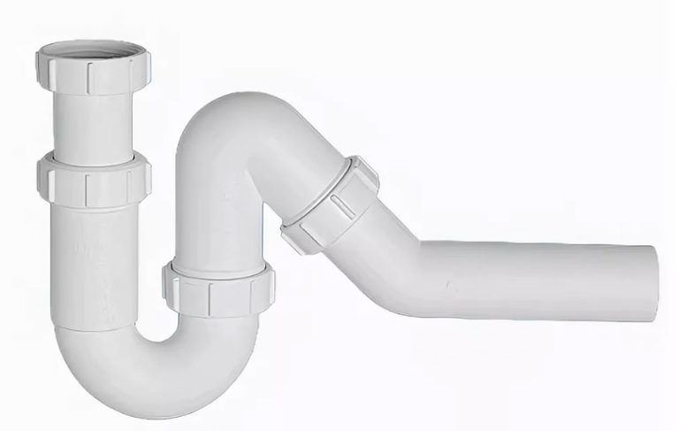 Simple pipe (direct-flow) siphon